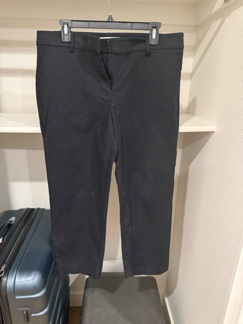 LOFT Men's Black Chinos - Straight Fit